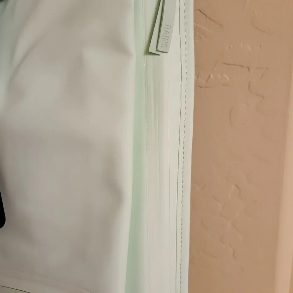 Rains rolltop rucksack backpack mineral color (Mint) NWT